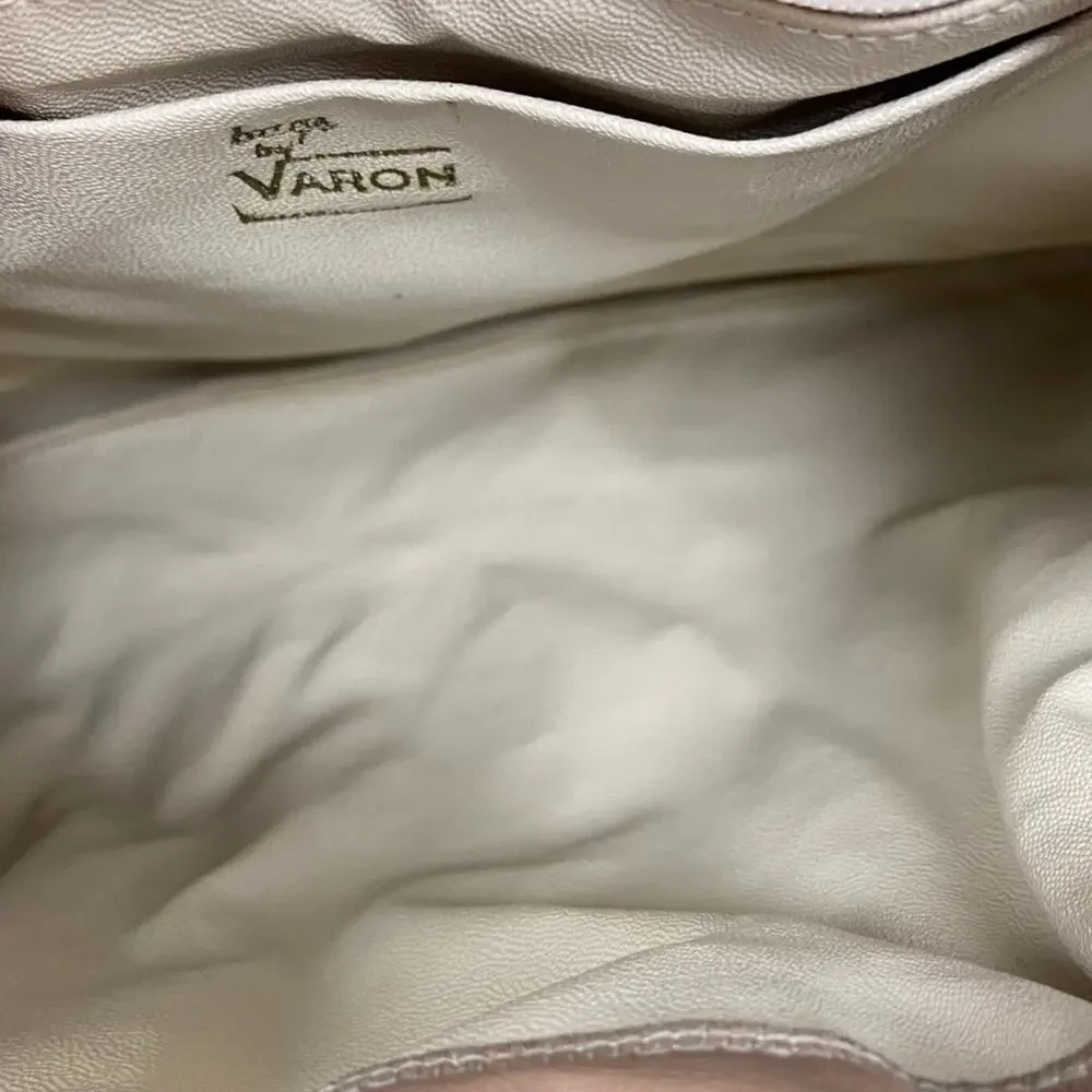 Vintage Bags by Varon shoulder/clutch leather patchwork